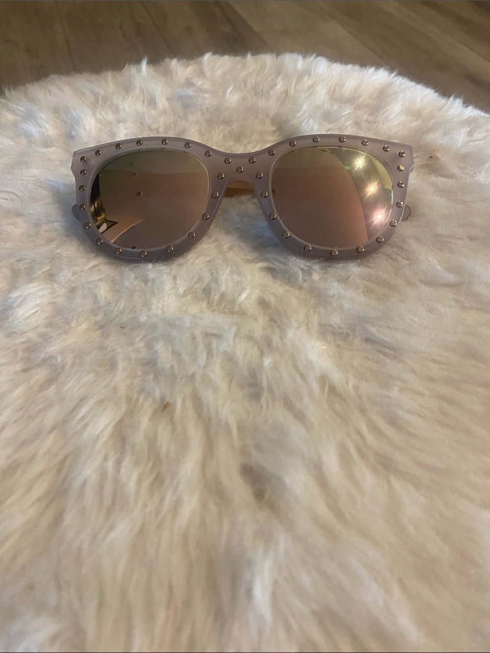 Rebecca Minkoff Rose gold Studded Women’s Sunglasses